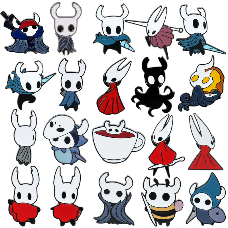 20 Hollow Knight Metal Badges, European and American Animated Game Character Alloy Brooches, Accessories, Pins, Cross-Border Hot Selling 20 Hollow Knight Metal Badges, European and American Animated Game Character Alloy Brooches, Accessories, Pins, Cross-Border Hot Selling