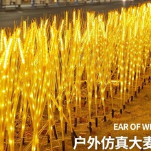 太阳能发光麦穗灯插地灯稻穗大麦户外防水led造型草坪灯地插景观