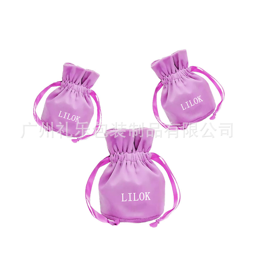 珠宝首饰精品礼品刺绣包装抽绳绒布束口袋Fabric Pouch Gift Bags