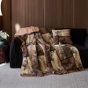 Velvet blanket vintage butterfly flower