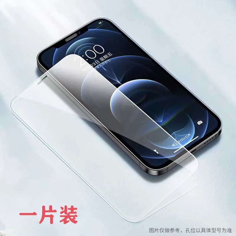 Aplicable a iPhone14Plus totalmente transparente HD película blanca película templada adecuada para Apple 13/11/12 película protectora