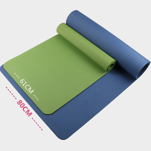 TPE yoga mat for boys and girls, household thickening, widening and lengthening, non-slip yoga fitness waterproof mat, floor mat