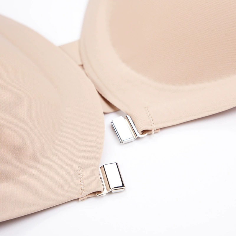 Бюстье-балконетная бюстье бюстье? (Note: This item: Push-up Thin Bra) Перевод: Тонкий бюстгальтер push-up, женский размер плюс, передняя застежка, ультратонкий бесшовный