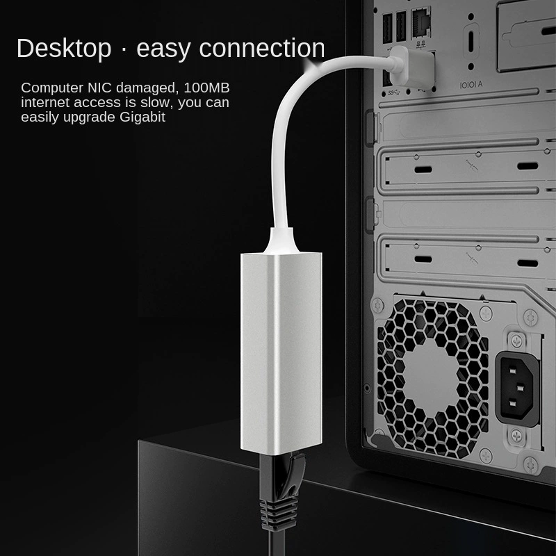 USB гигабитная сетевая карта 8153 для мобильного ноутбука внешний быстрый Ethernet RJ45 привод привод алюминиевая линия