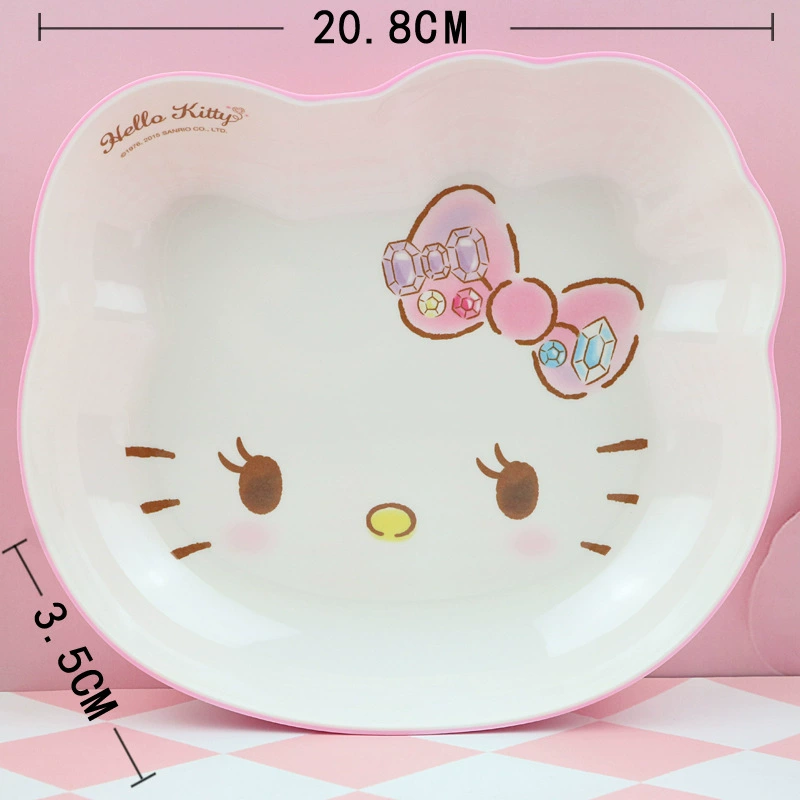 Hello Kitty, hello kitty, sanrio, spoon, tableware for food, children's dinner plate