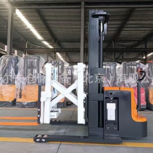 electric scissors reach stacker deep reach forklift