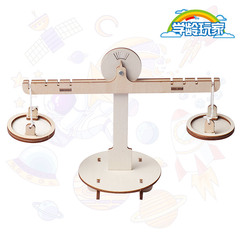 Balance Scale DIY Science Project for Kids, Handmade Assembly Science Experiment Kit, Educational Toy with Materials