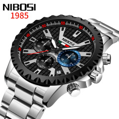 Convert Precision Steel Big Dial Men's Watch Deep Waterproof Quartz Watch Wholesale