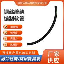 高压胶管耐磨高压水管厂家高压橡胶管矿用高压软管编织钢丝胶管