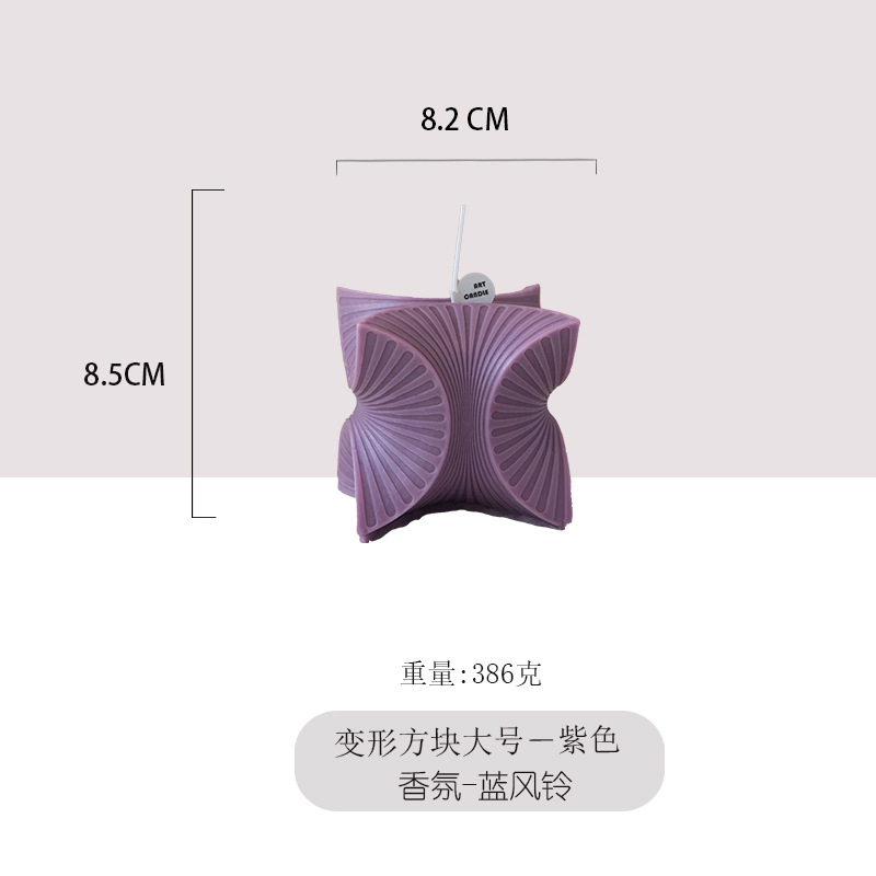 Especial transfronterizo para líneas cuadradas deformadas, modelado de aromaterapia, velas, decoración para el hogar, decoración al por mayor, venta caliente, diseño para el hogar