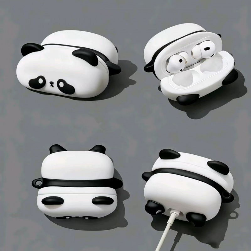Cute Panda Earphone Case Airpodspro2 Generation Protective Cover New 4Th Generation Apple Earphone Case Airpods3 Generation Case Cute Panda Earphone Case Airpodspro2 Generation Protective Cover New 4Th Generation Apple Earphone Case Airpods3 Generation Case