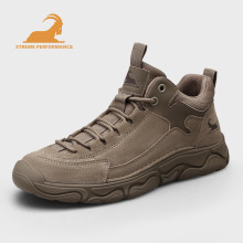 公羊男鞋2025秋冬季户外徒步厚底休闲鞋男时尚新款百搭登山运动鞋