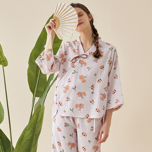 【断号福祉】春夏純綿カップルパジャマ