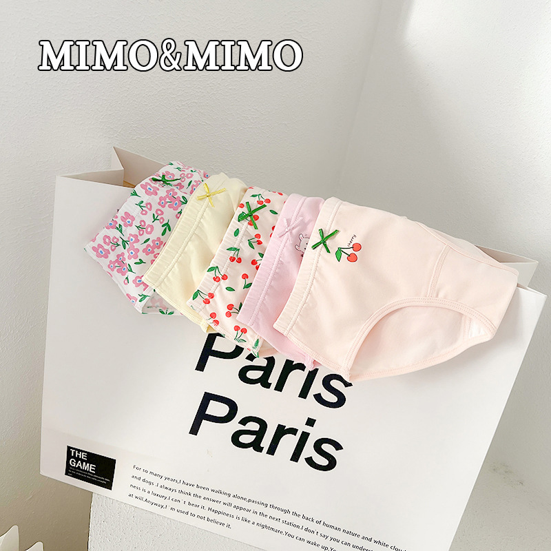 MIMO girls' underwear class A pure cotton antibacterial breathable baby shorts cartoon Briefs Factory direct sales MIMO girls' underwear class A pure cotton antibacterial breathable baby shorts cartoon Briefs Factory direct sales