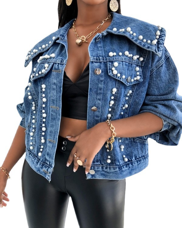 new loose denim jacket nihaostyle clothing wholesale NSTH69115