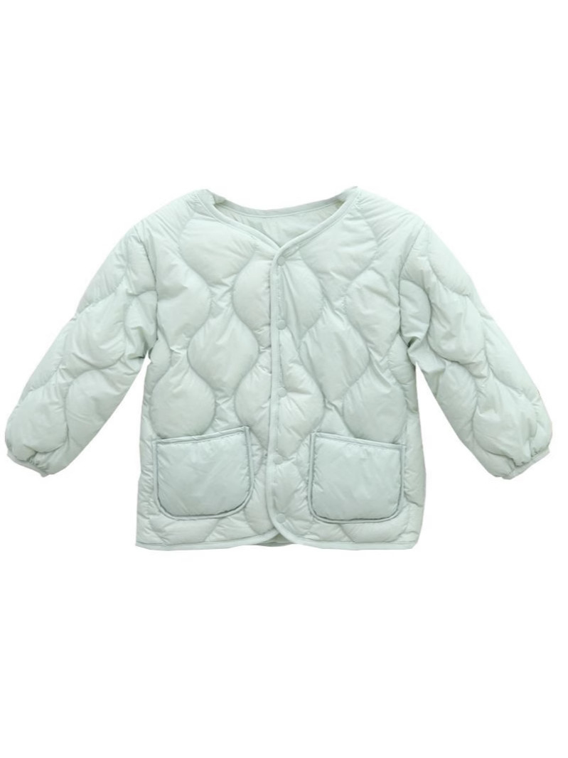 Chaqueta de plumón ligera para niños niñas niños bebés uniformes escolares calientes de otoño y invierno chaqueta interior ligera