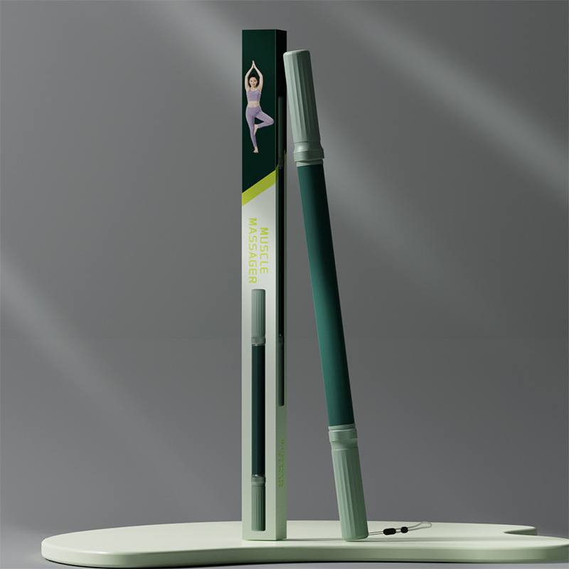 Yoga Fascia Bar Massage Muscle Roller Relajación Entrenamiento Fitness Running Relajación de la espalda Piernas Auxiliar estirador