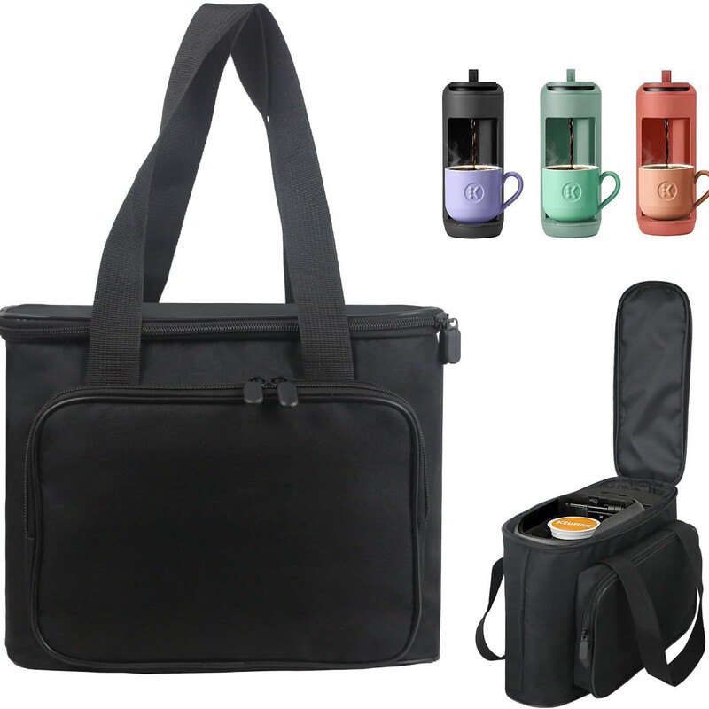 Keurig K-Mini Mate Single-Cup Coffee Maker Carrying Bag Coffee Machine Storage Tote Bag Keurig K-Mini Mate Single-Cup Coffee Maker Carrying Bag Coffee Machine Storage Tote Bag