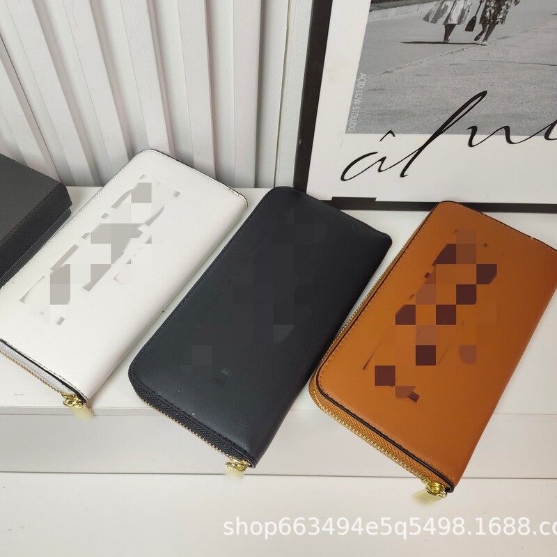 2026 Trendy Fashion Women's Long Solid Color Card Holder with High Aesthetic Value and Multiple Card Slots Coin Purse