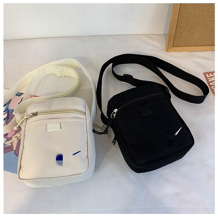 Cross-Border New Sports Mobile Phone Bag Couple Shoulder Crossbody Bag Multi-Functional Large Capacity Crossbody Small Bag Embroidered Bag