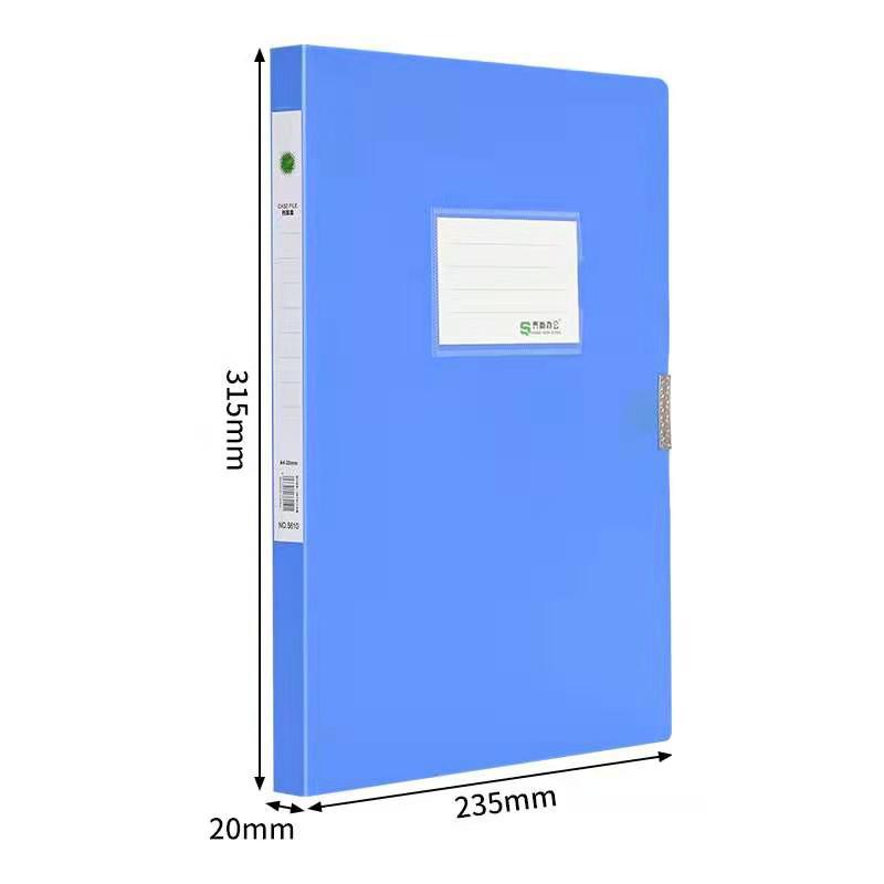 Wholesale Thickened A4 Plastic File Boxes in Stock, Plastic Document Boxes, Folders, Receipt and Data Storage Boxes Manufacturer