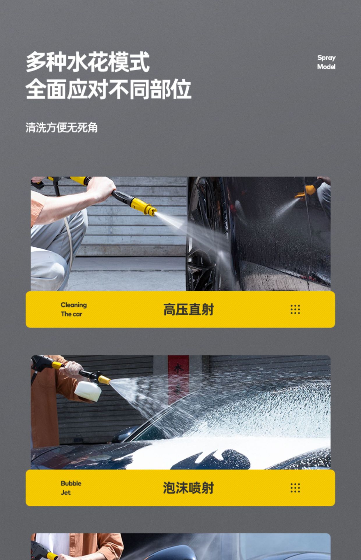 High-Pressure Car Washing Machine Water Pump 220V High-Power Portable Car Washing Water Gun Artifact Wholesale