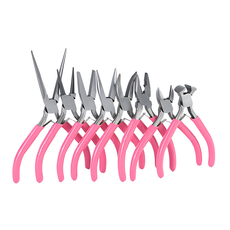 Alicates de alambre al por mayor Alicates de punta de aguja Alicates de bricolaje Mini Alicates de corte superior multifuncionales de 5 pulgadas Herramientas especiales para joyería hecha a mano