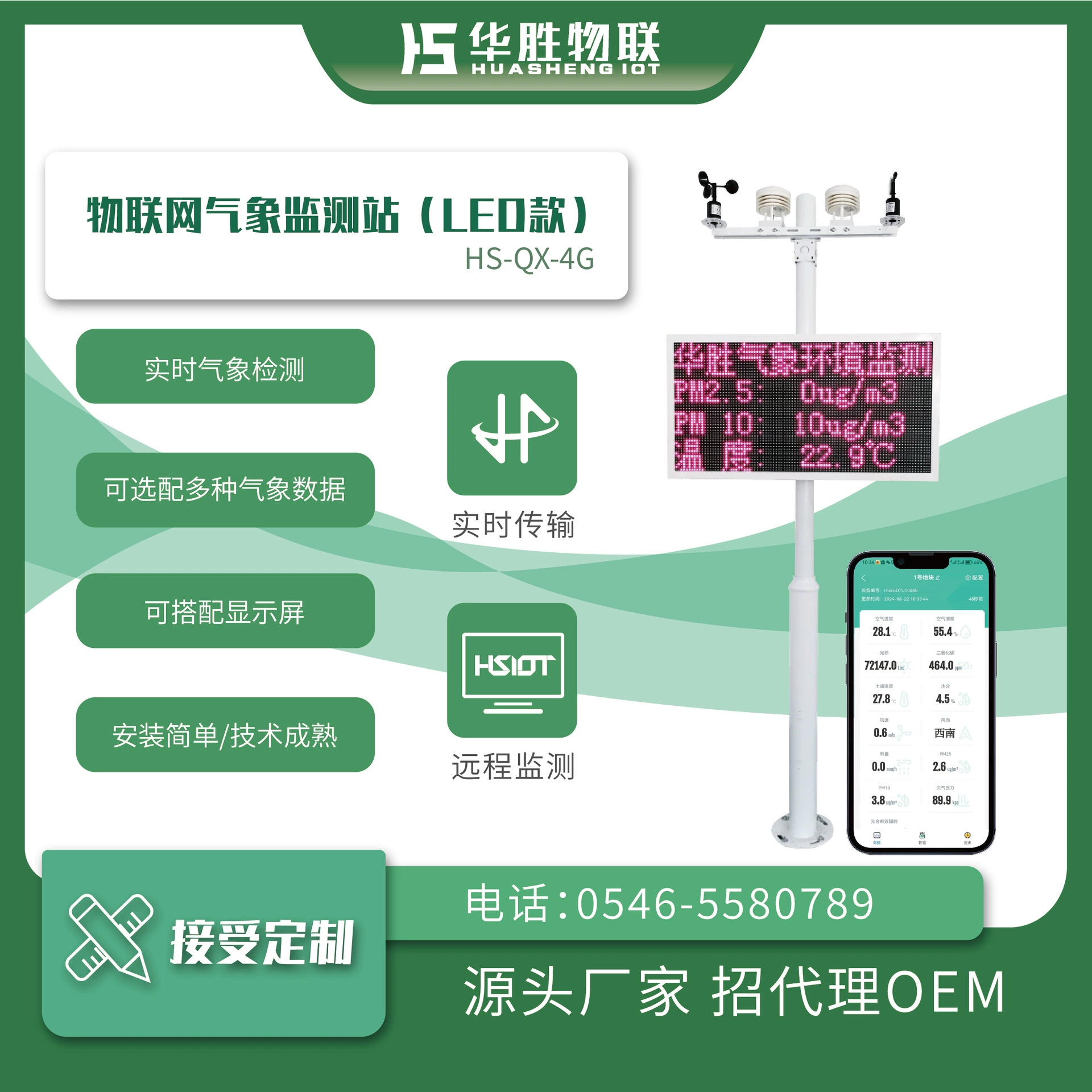 Небольшая станция метеорологического мониторинга