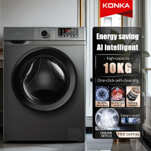 Konka 10kg fully automatic front loading drum washing machin
