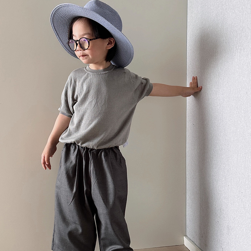 年中クリアランス、男の子と女の子向けの高コストパフォーマンスTシャツ、夏用子供用半袖コットン（返品不可//レビューなし1|undefined