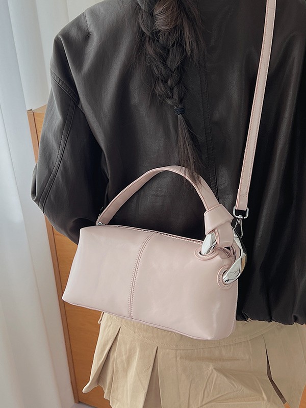 Transfronterizos de alta calidad de tela de cera de aceite bolso de almohada de mano para mujeres 2026 nueva moda lujosa ligera versátil mochila