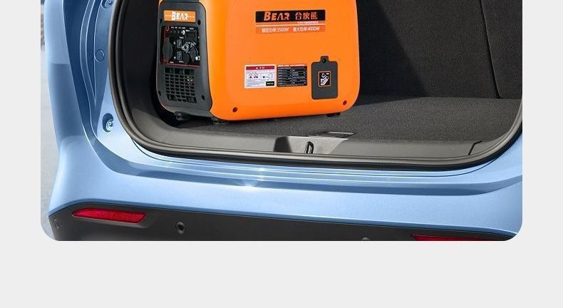 Silent variable-frequency generator 220v small household high-power gasoline generator for stalls, outdoor camping, portable