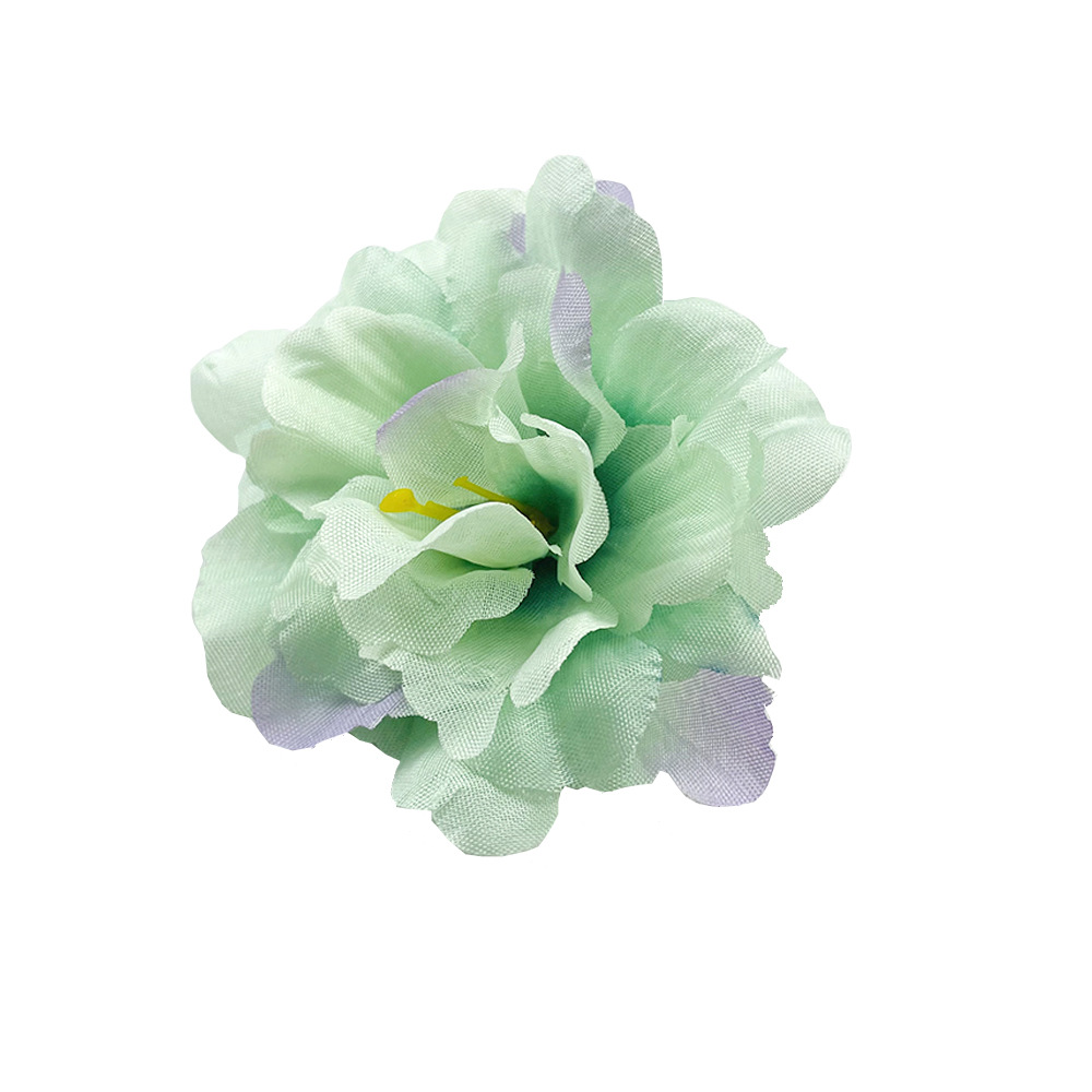 Simulación de hierba rica peonía retrógrado pintura al óleo en el salón de bodas arreglos de flores DIY flor de tocado de flores falsas flores de mujer