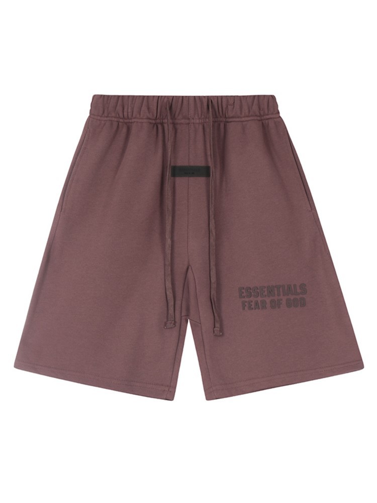 FOG ESSENTIALS Temporada 8 Doble línea de alta calle letras casuales sueltas impresión de silicona pull-out pantalones cortos de moda para hombres image 2