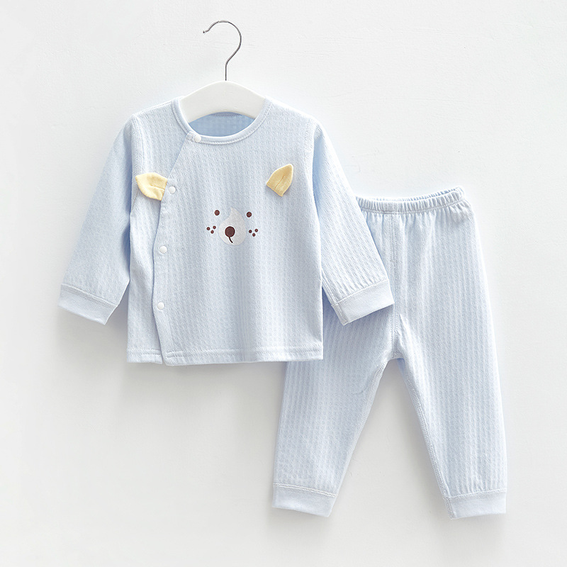Ropa y pantalones de otoño para bebés, conjuntos separados de primavera y otoño para recién nacidos, conjunto de ropa interior de algodón fino para niñas y niños, ropa infantil, algodón puro.