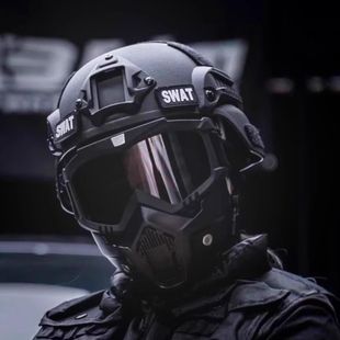 Children's Tactical Helmet Mask Adult Armed Cs Special Forces Training Equipment Full Set of Heavy Military Fan Combat Helmet