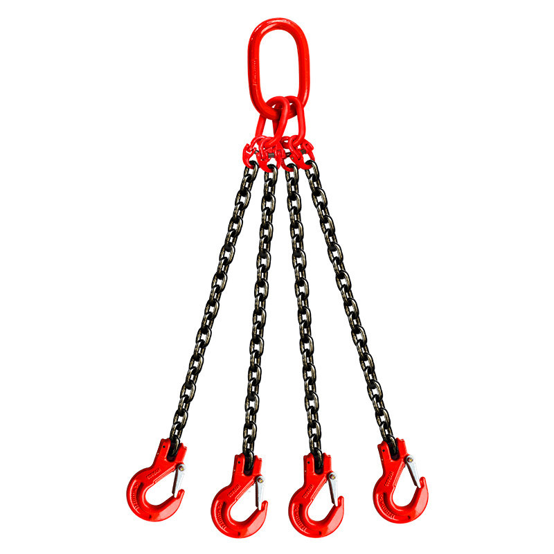 G801-200 ton lifting chain, manganese steel complete set of lifting slings, lifting chain complete s