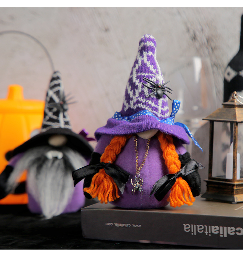 Halloween arctalan vámpír baba díszek pókdenevér baba party jelmez kellékek_voghion.com