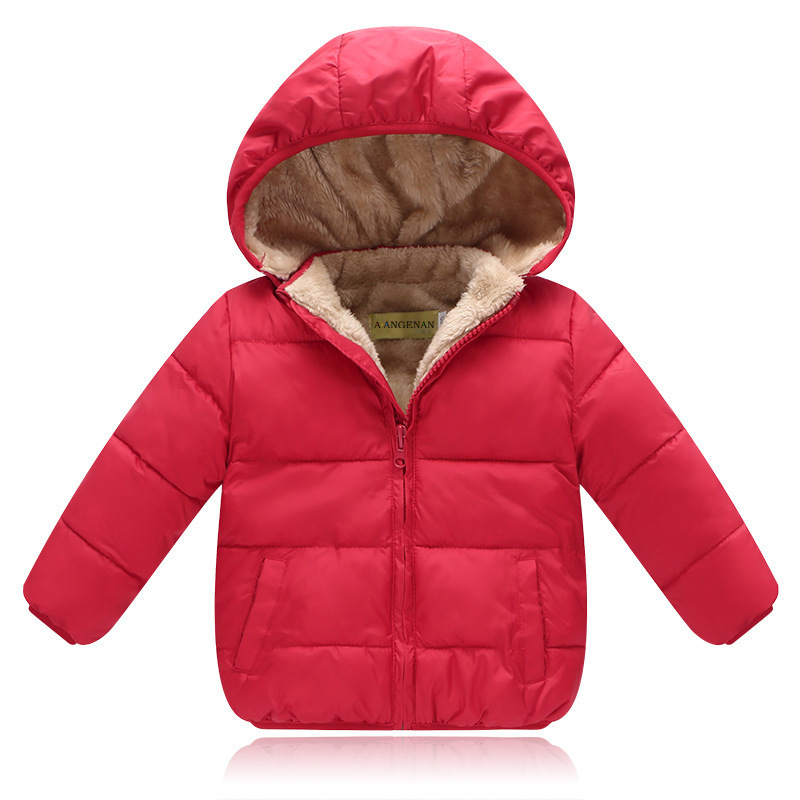 Ropa de Invierno para Niños 2025, Chaqueta con Capucha para Bebés, Forrada de Felpa, Gruesa, para Niños y Niñas, Chaqueta de Plumón para Niños Pequeños y Medianos