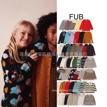 2025秋冬新款FUB同款丹麦儿童童装男童女童美丽奴套头毛衣