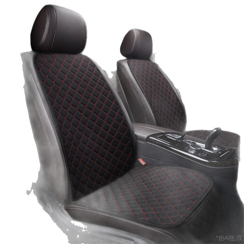 カーシートクッション四季リネン外国貿易卸売ユニバーサル大型ダイヤモンド通気性滑り止め耐摩耗性生地メインおよび副運転席シングルシート|undefined