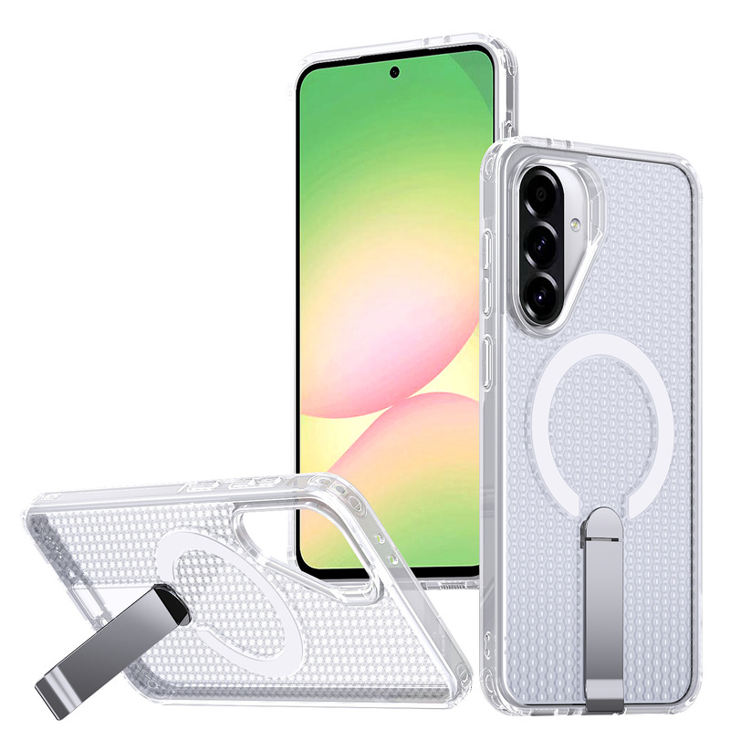 外贸适用红米A5透气散热手机壳凡星直条竖支架车载磁吸Redmi 15C|undefined