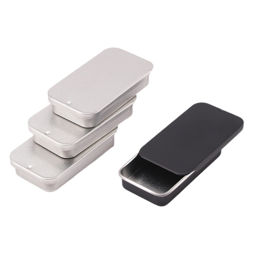 Cubierta deslizante Push-Pull caja de hierro bálsamo Sólido caja de hierro 15g bálsamo portátil caja de hierro wanai embalaje caja de hierro