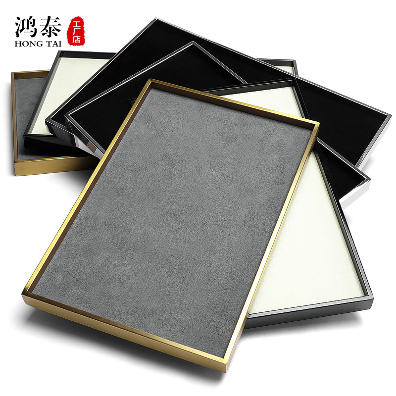 New jewelry metal frame display tray, jewelry display stand, accessory viewing tray, wholesale jewelry display platter