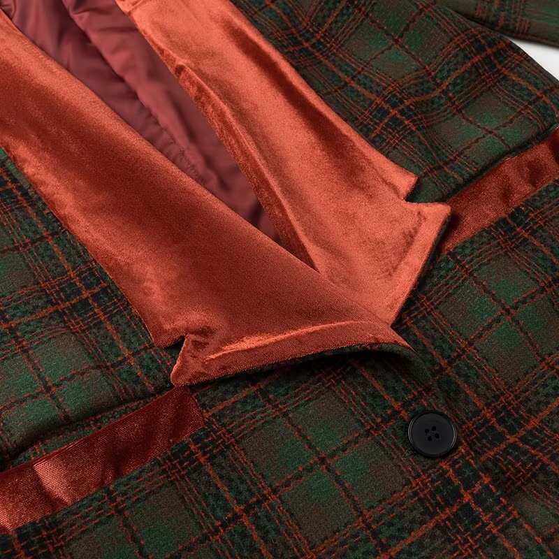 Women's clothing 2024 autumn and winter new street fashion temperament woolen long jacket_voghion.com