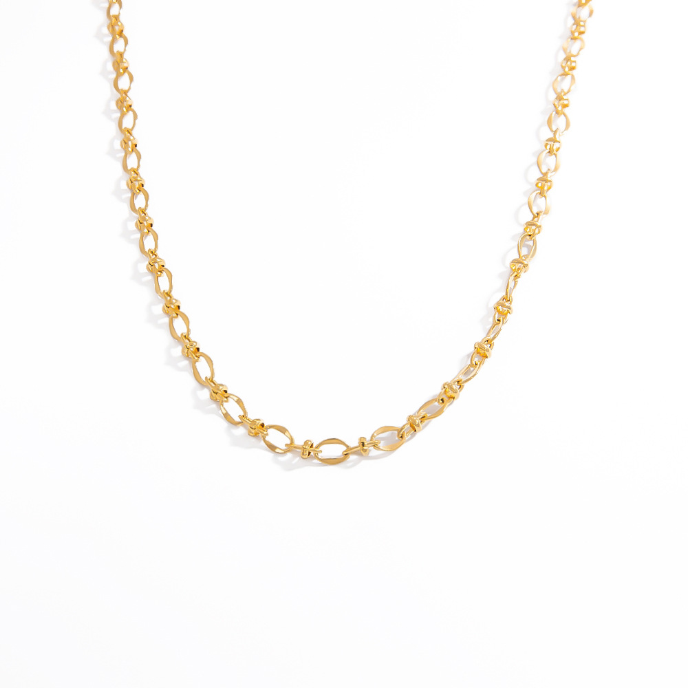 20g Weight PVD Coated Gold Plating Process Chain Jewelry Making Type 18K Real Gold Plated Plating Material cable chain Chain Type 1 Piece Quantity 304 Stainless Steel Material Geometric Pattern Simple Style Style Plating Craft 1 Piece 304 Stainless Steel Cable Chain Chain Necklace Chain 23
