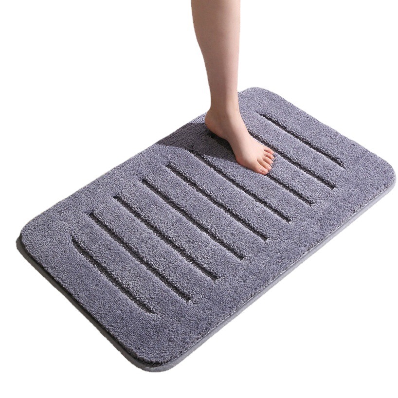 Alfombra de baño de hotel de alta densidad y grosor, alfombra absorbente para la entrada del hogar, alfombra para el pie del dormitorio, antimoho. image 1