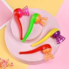 创意80后怀旧悬浮烟斗吹球大号玩具双色泡沫球儿童益智小礼物地摊