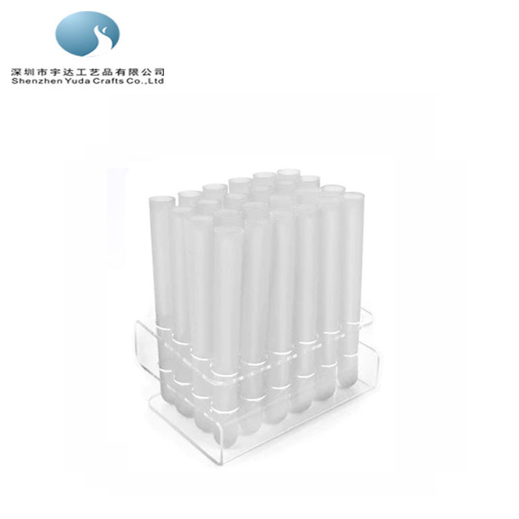工厂直销亚克力比色管架热弯实验试管架透明离心管架双层采血管架