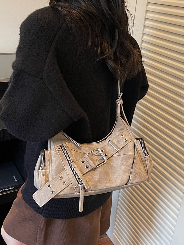 Nicho de viento perezoso, dulce y fresco bolso de motocicleta para mujeres transfronterizas nuevo estilo coreano de gran capacidad de transporte de hombro mochila